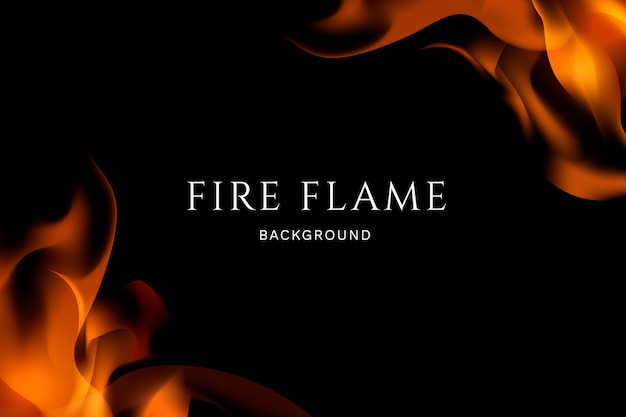 Free vector fire and flames background