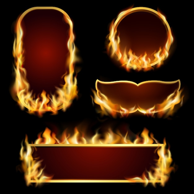 Fire Frames Set