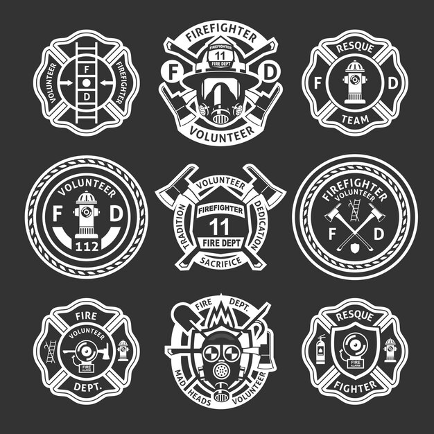 Firefighter White Label Set