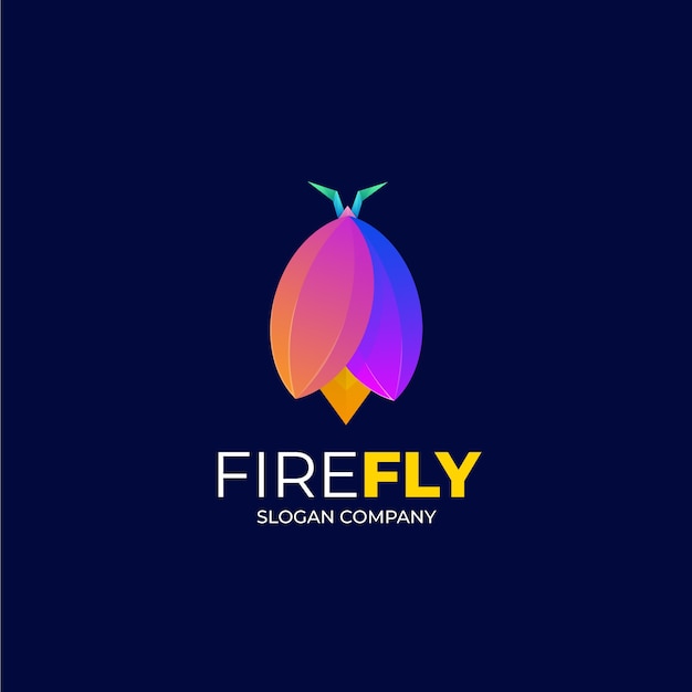 Firefly branding logo template