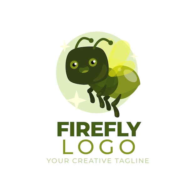 Firefly branding logo template