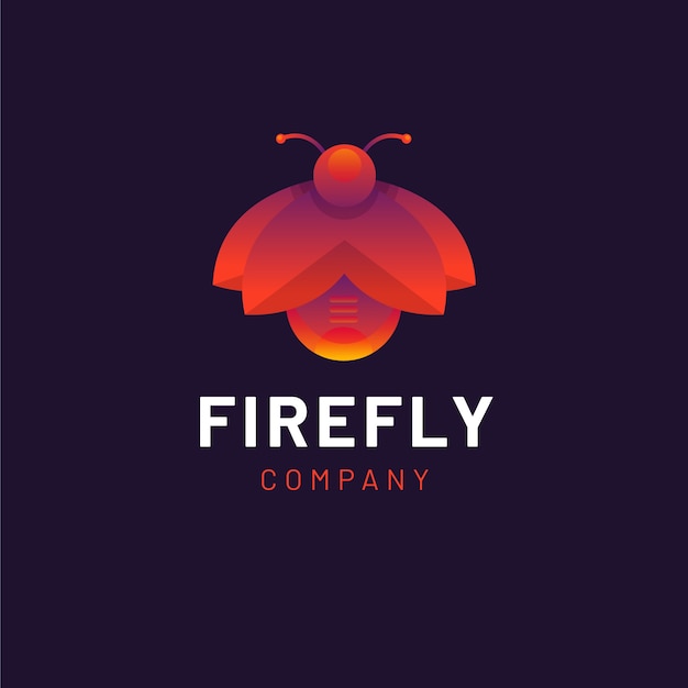 Firefly branding logo template