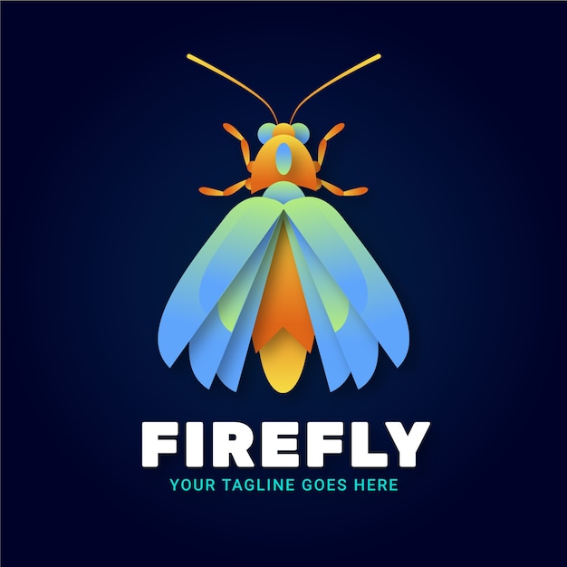 Firefly branding logo template