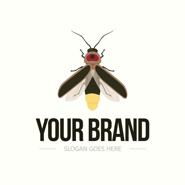 Firefly branding logo template