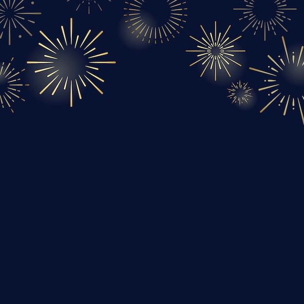 Firework explosions background design vector