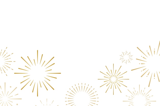 Free vector firework explosions background design vector