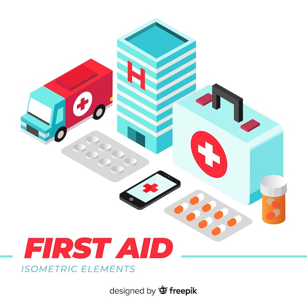 First aid background