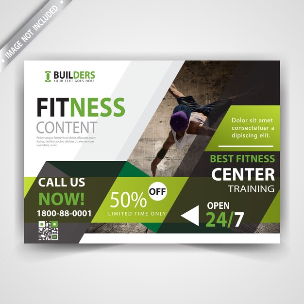 fitness flyer template