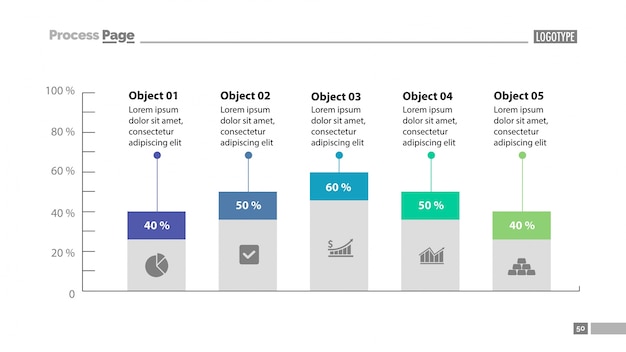 Five Columns Slide Template