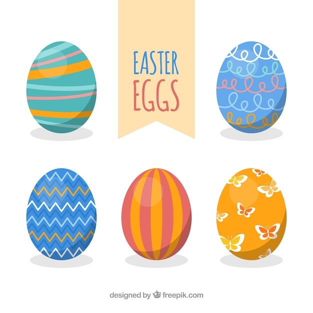 Five easter eggs