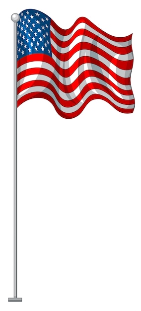 Free Vector flag design of united states of america