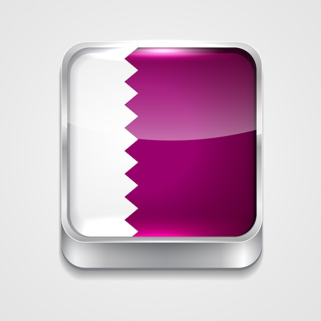 Flag icon of qatar