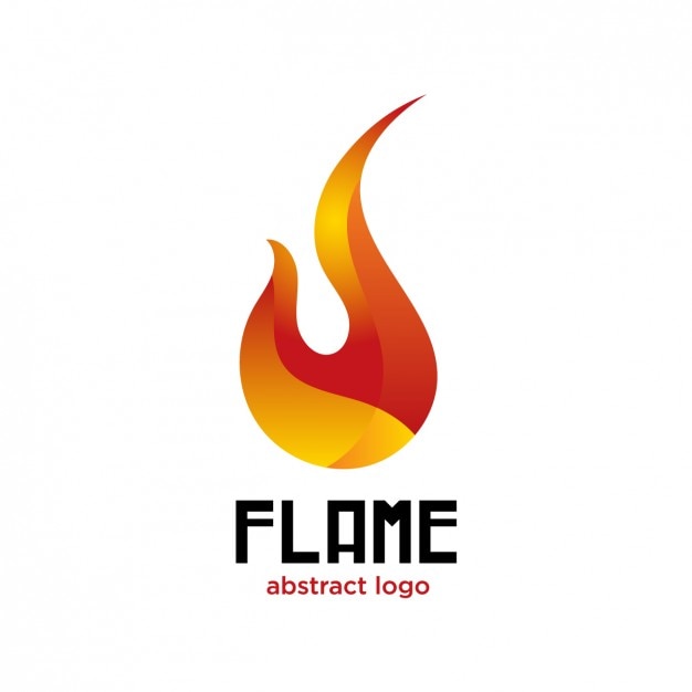 Free Vector flame abstract logo