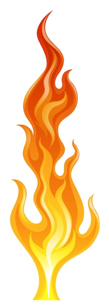 Free Vector a flame