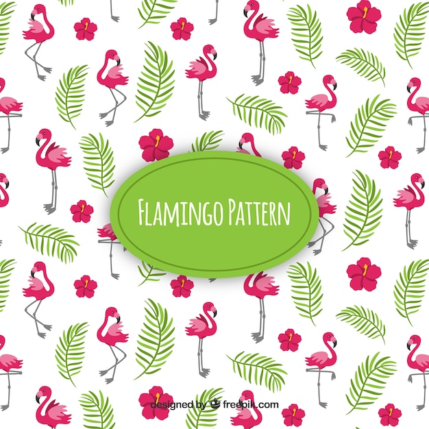 Free Vector flamenco summer pattern