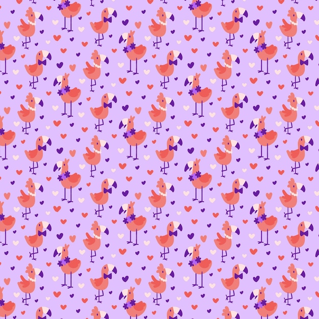 Flamingo pattern