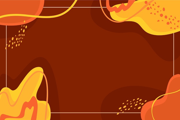 Flat abstract doodle background