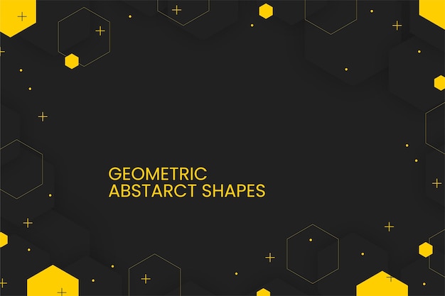 Flat abstract geometric background with abstract shapes