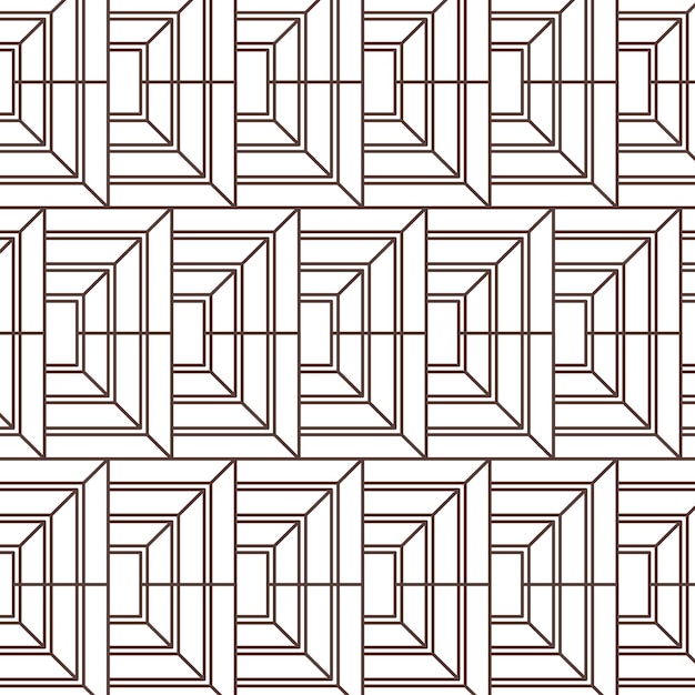 Flat abstract lines pattern