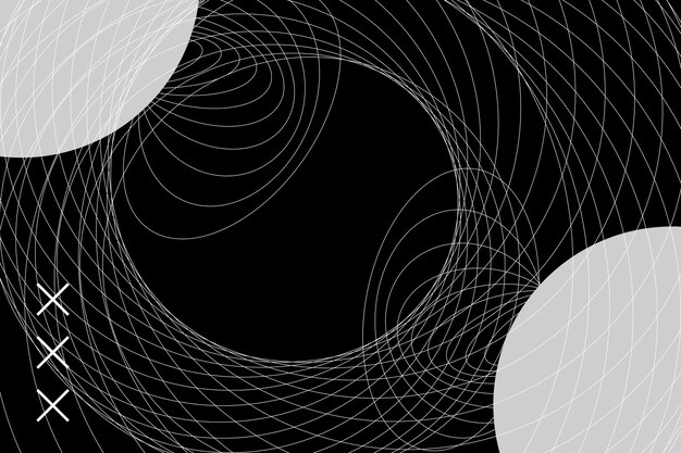 Flat abstract wireframe background