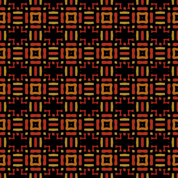 Flat african pattern design