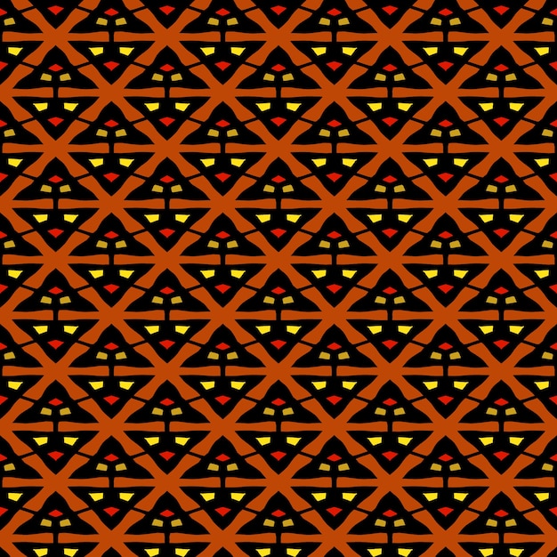 Free vector flat african pattern design