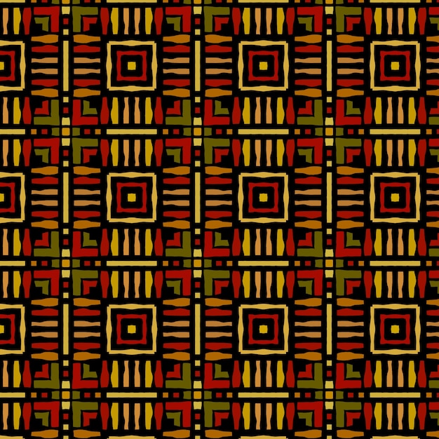 Flat african pattern design