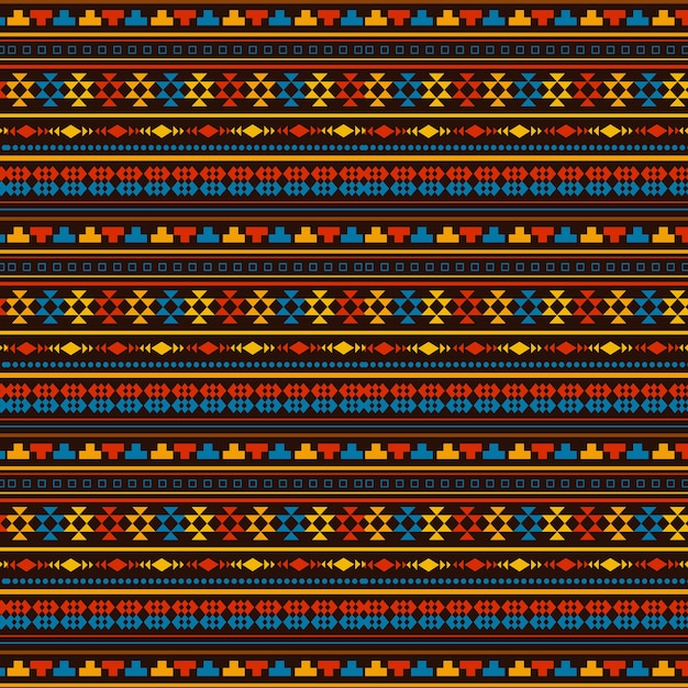 Free Vector flat african pattern design