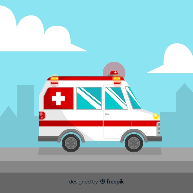 Flat ambulance