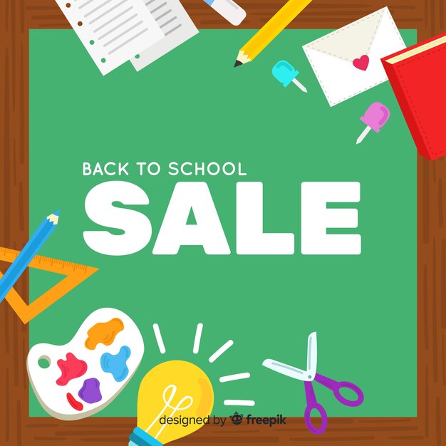 Flat back to school sale