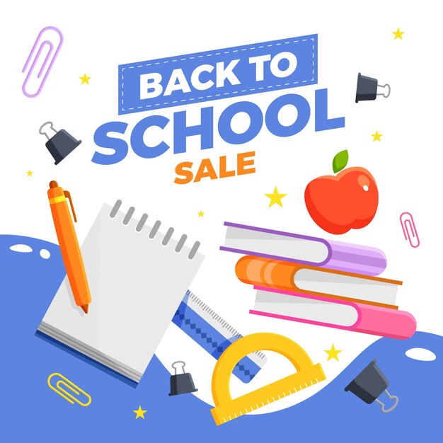 Flat back to school sales