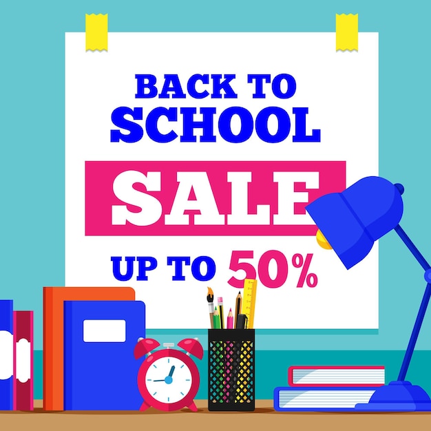 Flat back to school sales