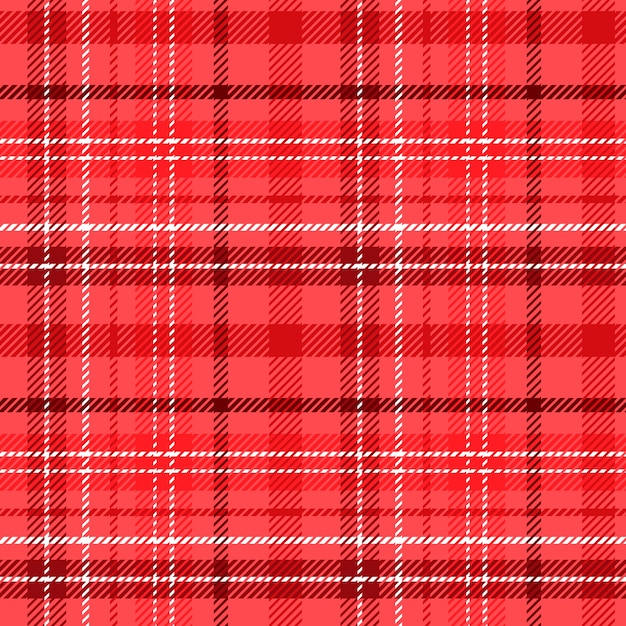 Flat christmas plaid pattern design