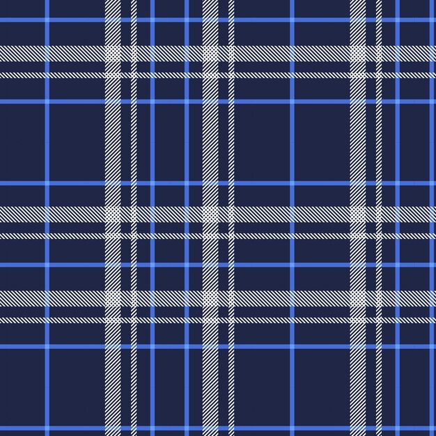 Flat christmas plaid pattern design