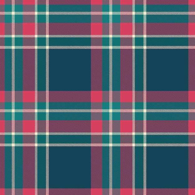 Flat christmas plaid pattern design