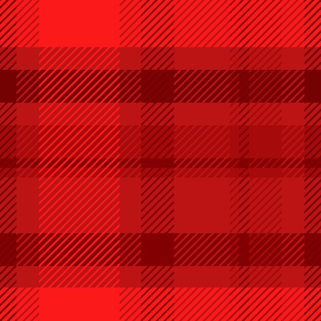 Flat christmas plaid pattern design