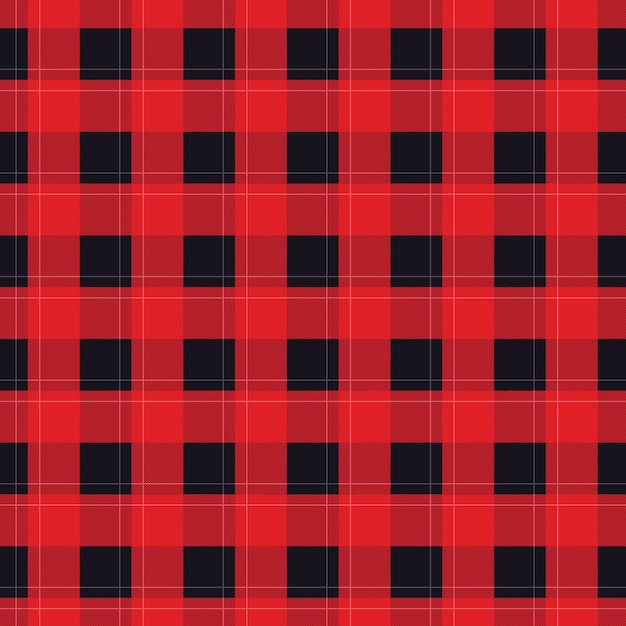 Flat christmas plaid pattern design