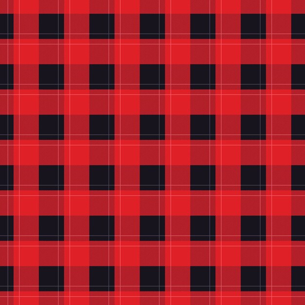 Flat christmas plaid pattern design