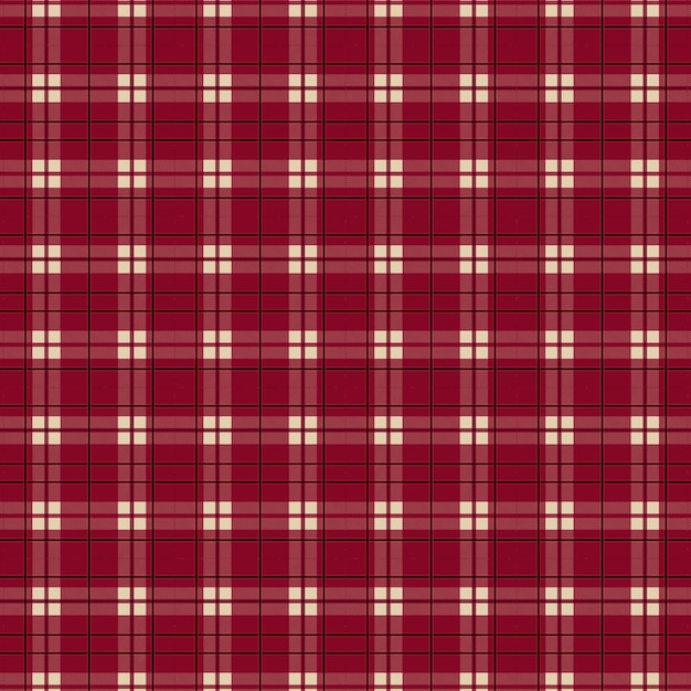 Flat christmas plaid pattern design