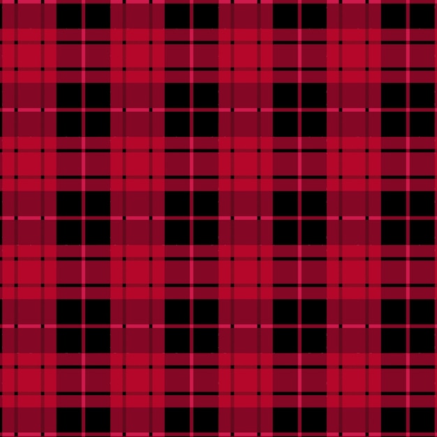 Flat christmas plaid pattern design