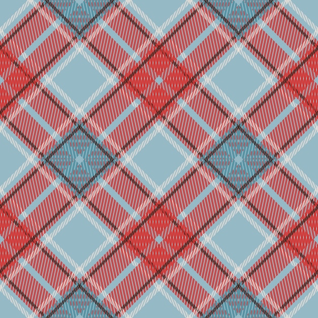 Flat christmas plaid pattern design