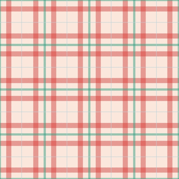 Flat christmas plaid pattern design