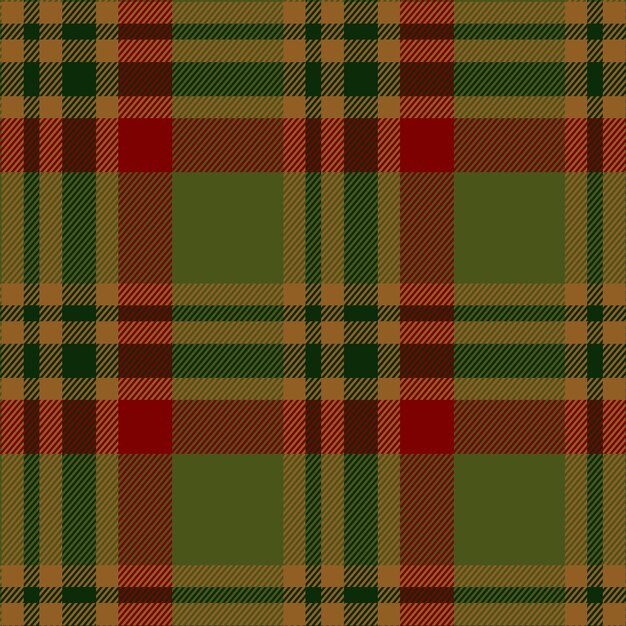 Flat christmas plaid pattern design