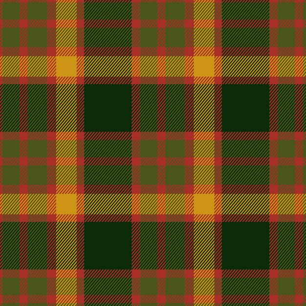 Flat christmas plaid pattern design