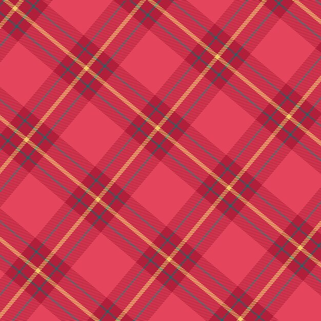 Flat christmas plaid pattern design