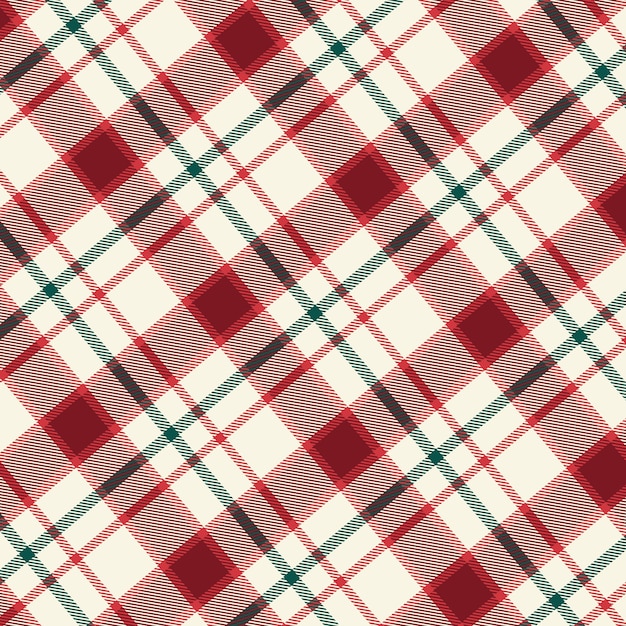 Flat christmas plaid pattern design