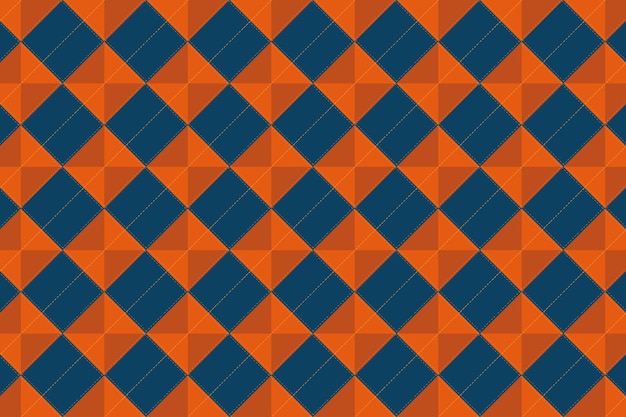 Flat christmas plaid pattern design