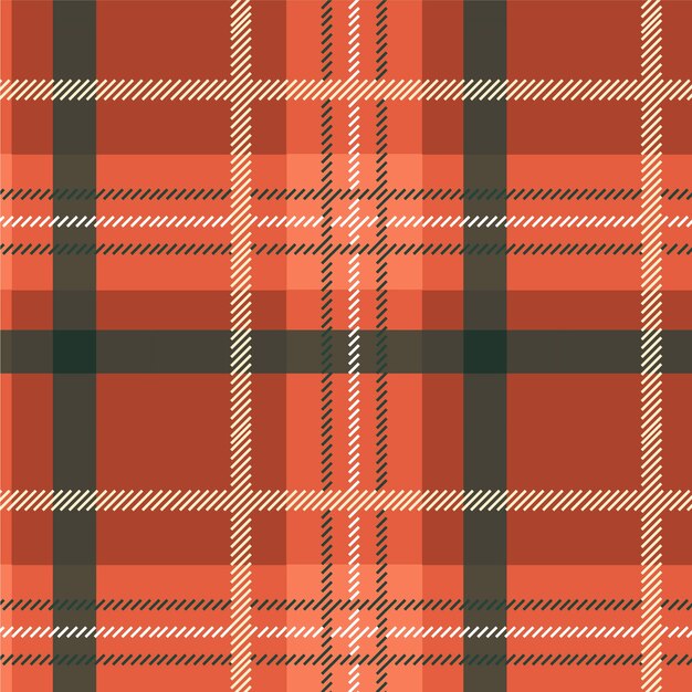 Flat christmas plaid pattern design