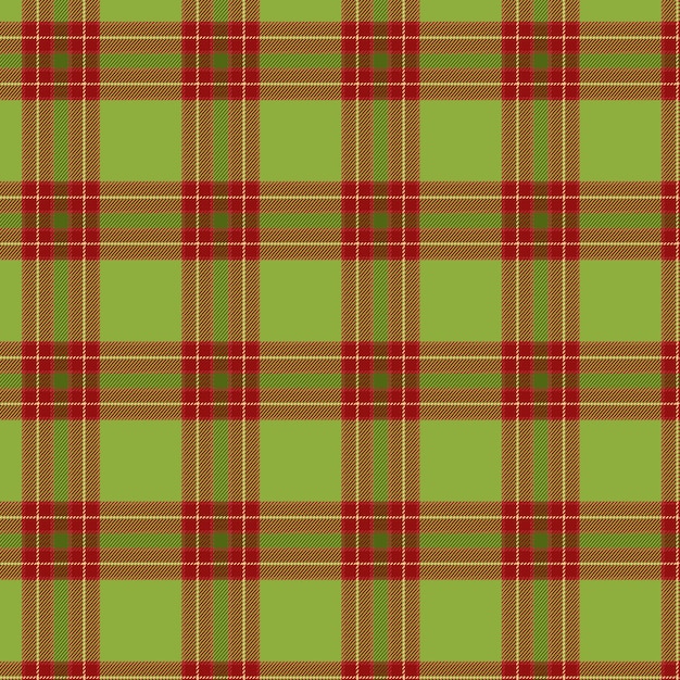 Flat christmas plaid pattern design