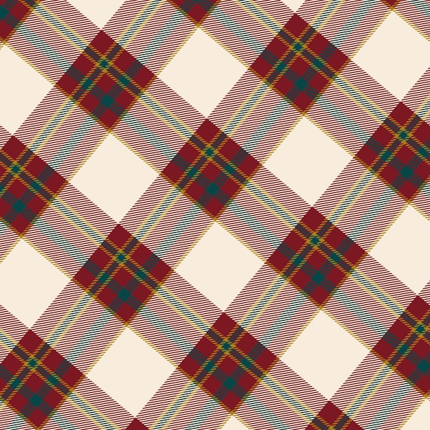 Flat christmas plaid pattern design